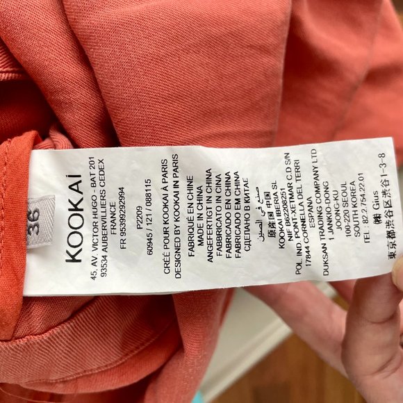 Kookai - Dress - Size EU36 - Orange  - EUC - Picture 4 of 8